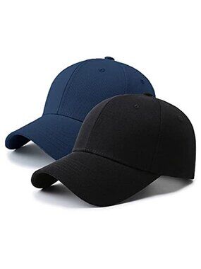 Mens Womens Cotton Baseball Cap Adjustable Buckle Hat Breathable Mesh Fit